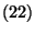 $(22)$