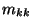 $m_{kk}$