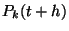$P_k(t+h)$