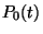 $P_0(t)$