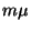 $m\mu$