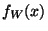 $f_W(x)$