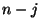 $n-j$