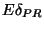$E\delta_{PR}$