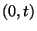 $\left(0,t\right)$