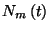 $N_m\left(t\right)$