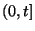 $(0,t]$