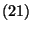 $\left(21\right)$
