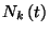 $N_k\left(t\right)$