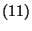 $\left(11\right)$