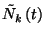 $\tilde{N}_k\left(t\right)$
