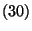 $\left(30\right)$