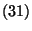 $\left(31\right)$