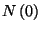 $N\left(0\right)$