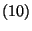 $(10)$
