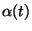 $\alpha(t)$