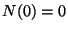 $N(0)=0$