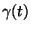 $\gamma(t)$