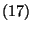$(17)$