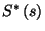 $S^*\left(s\right)$