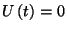 $U\left(t\right)=0$