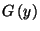 $G\left(y\right)$