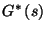 $G^*\left(s\right)$