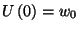 $U\left(0\right)=w_0$