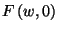 $F\left(w,0\right)$