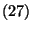 $\left(27\right)$