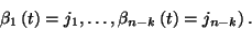 \begin{displaymath}\left.\beta_1\left(t\right)=j_1,\ldots,\beta_{n-k}\left(t\right)=
j_{n-k}\right).\end{displaymath}