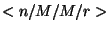 $<n/M/M/r>$